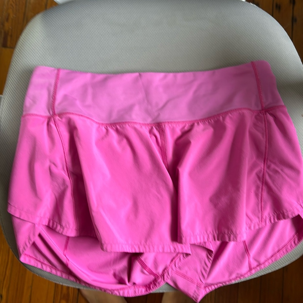 Lululemon Size 6 high rise sonic pink speed ups